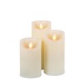 L & L Gerson LED Bisque Candle Indoor Christmas Decor 44612